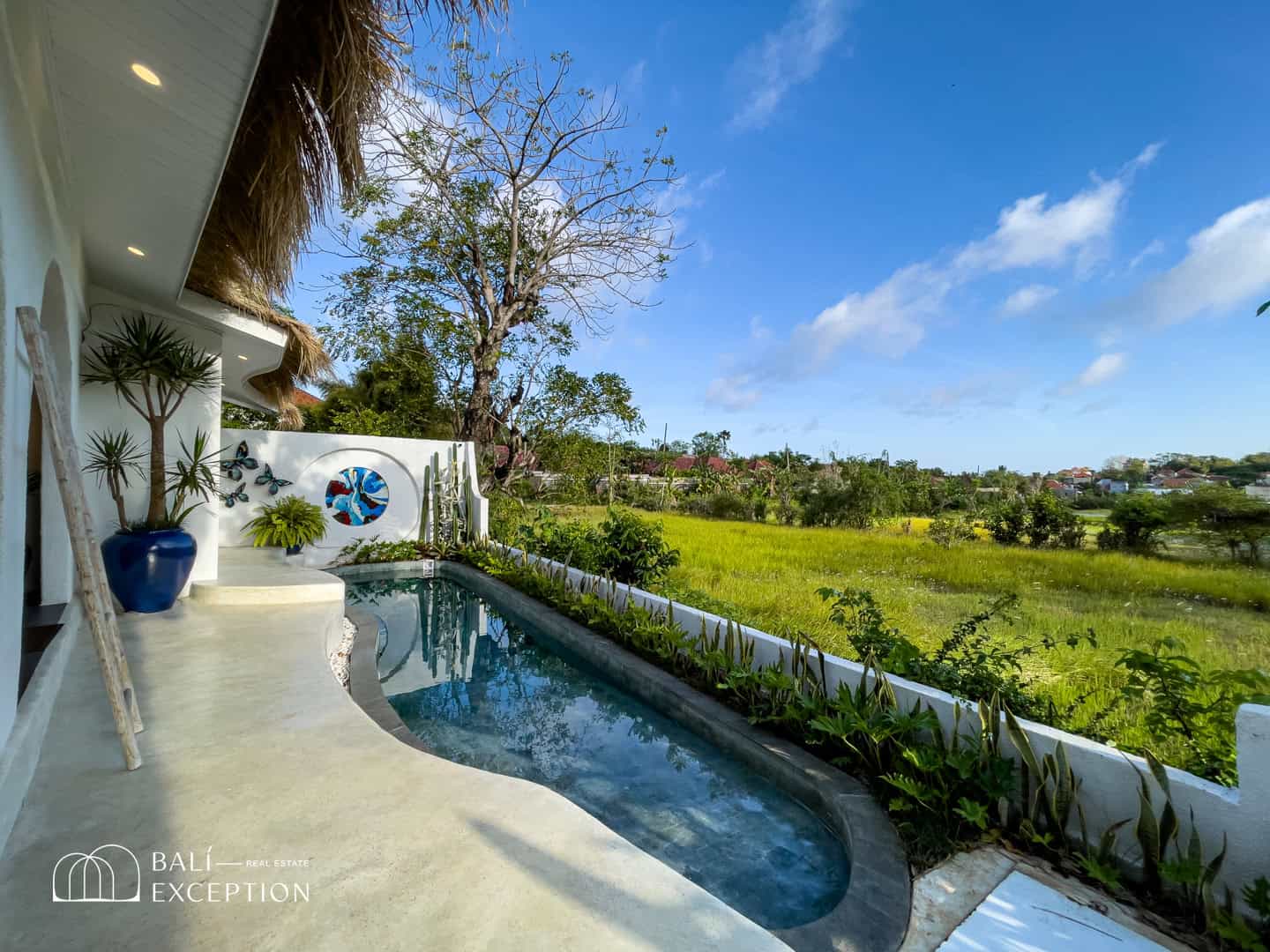 CONTEMPORARY DESIGN WITH GREENERY VIEW  3 BEDROOM VILLA FOR SALE LEASEHOLD IN UNGASAN  BE-1296 